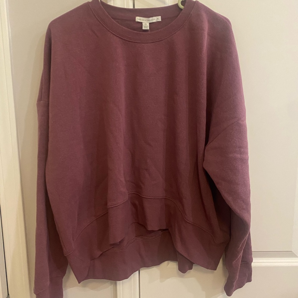 Purple Crewneck Sweatshirt
